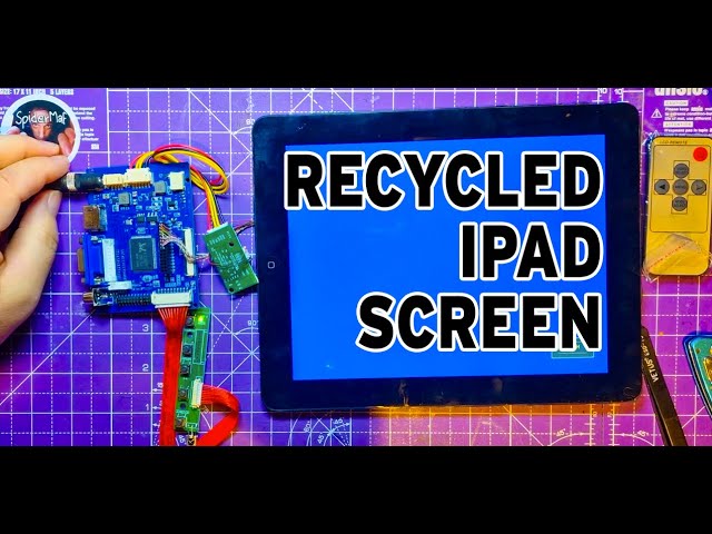 Reusing an ipad first generation screen as a preview monitor. HDMI