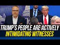 Donald Trump is INTIMIDATING WITNESSES in the Insurrection Investigation!!!