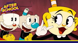 "Turn Up the Charm" Lyric Video 🤩 The Cuphead Show! | Netflix After School