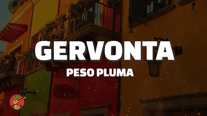 Peso Pluma - Gervonta (Letra)