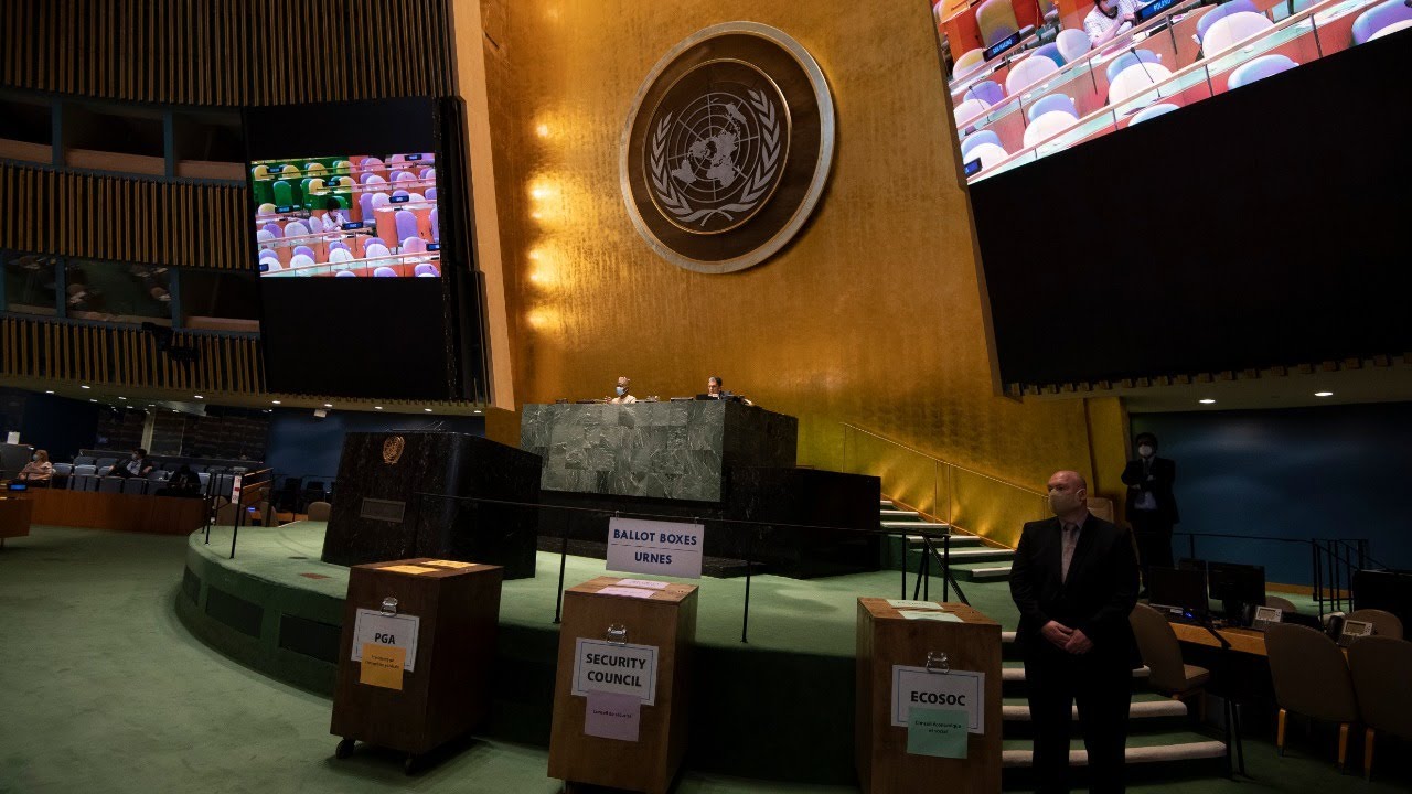 Elections results General Assembly President, Security Council Non