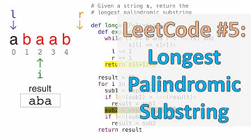 LeetCode #5: Longest Palindromic Substring