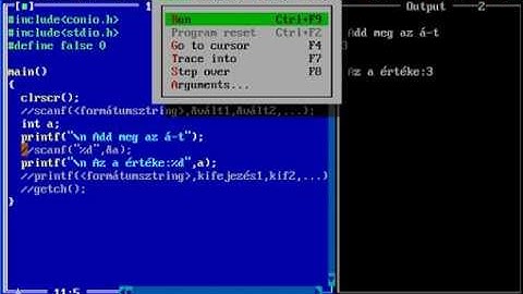 C programozási nyelv alapjai hang kommentárral 1.rész