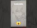 Drawing Mahito from JJK part 1 #shorts