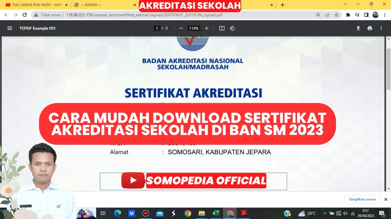 Cara Download Sertifikat Akreditasi Sekolah Di BAN SM 2023 YouTube Cara download sertifikat akreditasi sekolah di ban sm 2023 youtube
