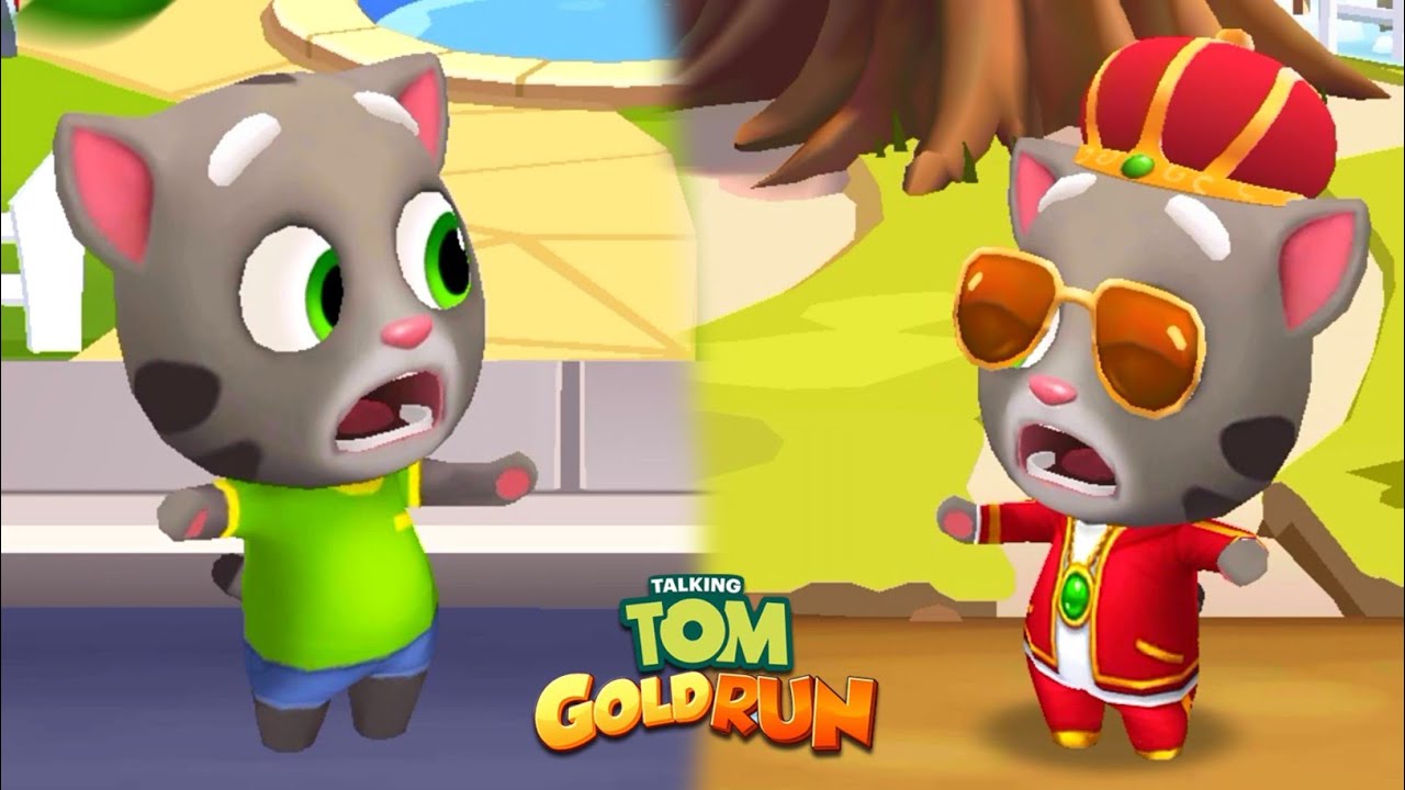 Talking Tom Gold Run TALKING TOM Vs Talking Tom Gold Run KING TOM