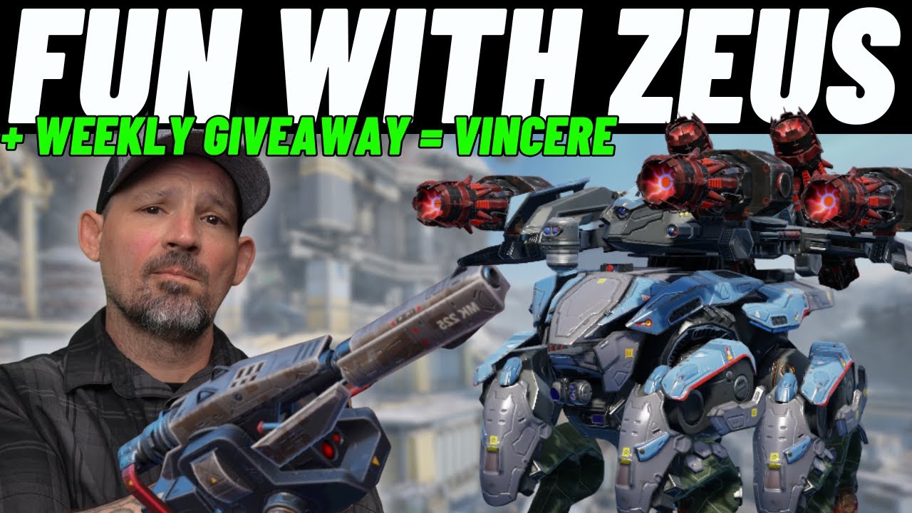 Crazy Stryx Zeus Build -  Small Vincere Giveaway | War Robots gameplay
