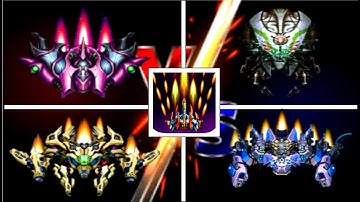 GALAXY SPACE SHOOTER GAME 2020 ALL BOSSES REVIEW  PART 1 || WORLD BOSSES