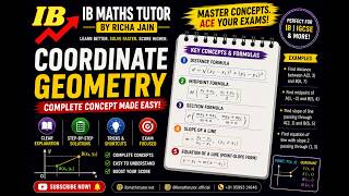 Coordinate Geometry Made Easy 🔥 | Distance, Midpoint & Slope Formula Explained | IB Maths Tutor