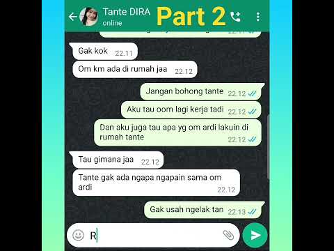 Tante Sebelah Ketahuan Selingkuh #chatwabaper #prank #viral #whatsapp