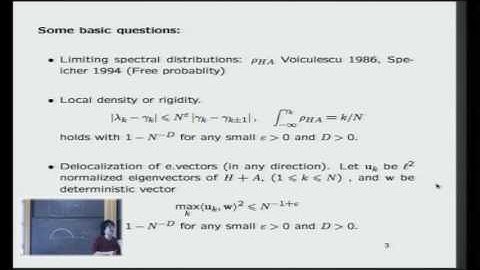 Applications of random matrix theory on PCA - Jun Yin