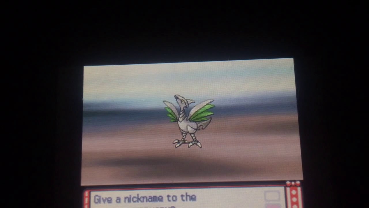 SHINY SKARMORY IN PLATINUM POKERADAR CHAIN OF 41