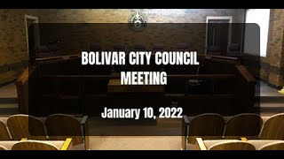 Bolivar City Council - January 10, 2022
