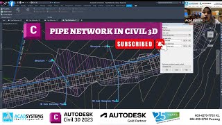 Pipe Network in Civil 3D