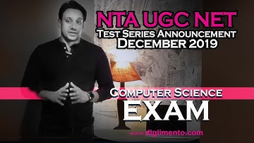 NTA UGC NET Test Series Announcement for Dec 2019 Computer Science Exam