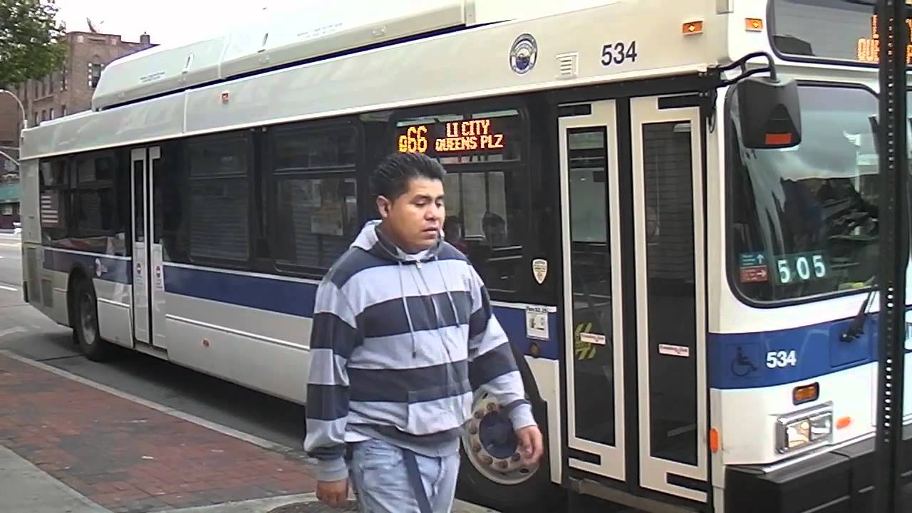 MTA Bus New Flyer C40LF CNG 534 on Q66 Northern Blvd & 82nd St