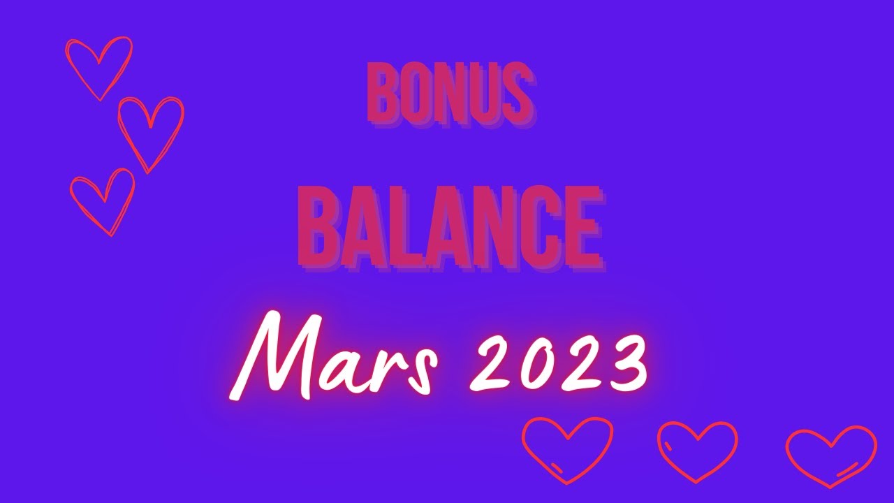 Bonus Balance - sentimental - Mars 2023 - ON SE REBELLE ? - YouTube