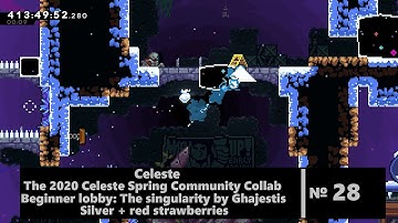 Celeste: Spring collab 2020: Beginner lobby: The singularity by Ghajestis Golden + red strawberries
