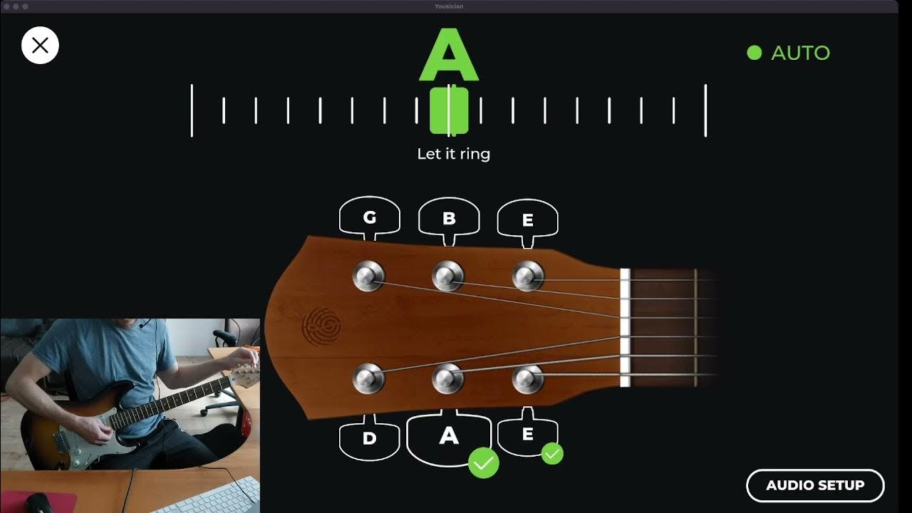 Learning Guitar with Yousician Tuning the guitar YouTube