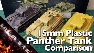 Snippet | Plastic Panther Tank Comparisons 1/100 Scale (15mm) | World War II