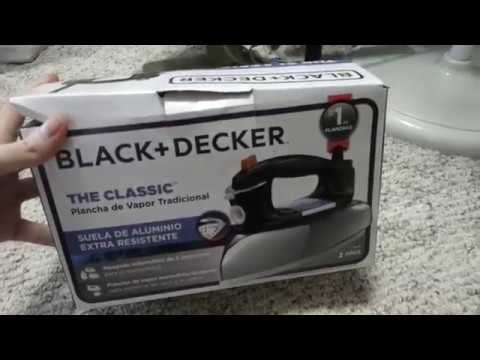 Black and Decker The Classic Iron - YouTube