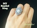 Starry Beaded Ring.DIY Beaded Ring