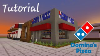 Tutorial: How to make a Domino's Pizza IN MINECRAFT!!!!!