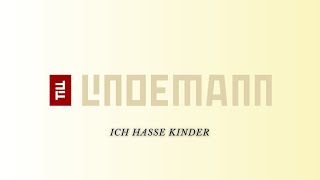 Till Lindemann - Ich hasse Kinder (Audio)