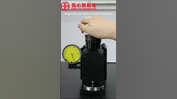 How to use Magnetic portable rockwell hardness tester? #machine #hardnesstester #portable