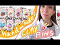 DIY Polymer Clay Pins - full process