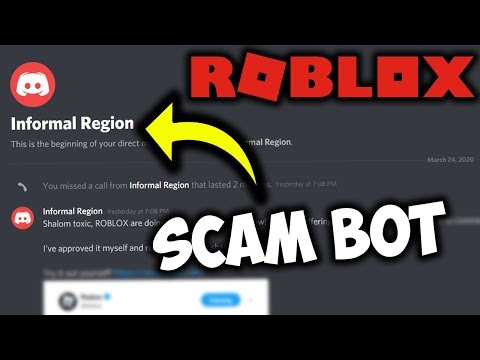 Someone Made Bots To Scam Roblox Discord Users Youtube