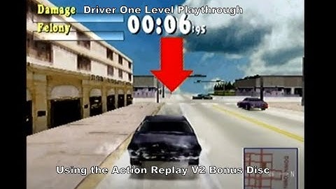 Driver One Level Playthrough using the Ps1 AR V2 Ps2 Bonus Disc :D #Playstation #Sony #Ps1 #Gaming