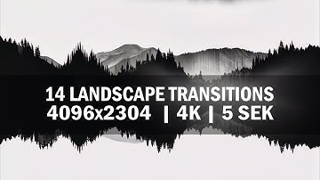 Landscapes Alpha Matte Transitions Vol. 2 – 14 Serene 4K Nature Wipes