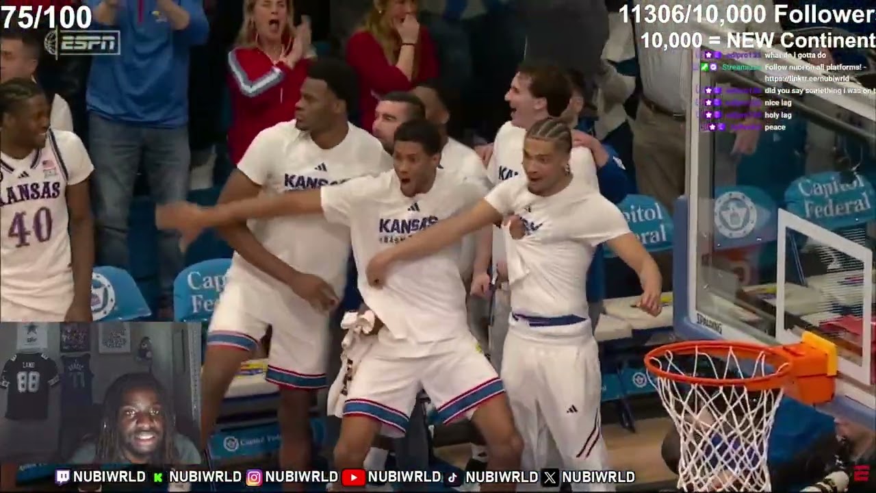 DARRYN PETERSON vs AJ DYBANTSA OFFICIAL REACTION!!! KU VS BYU!!!!