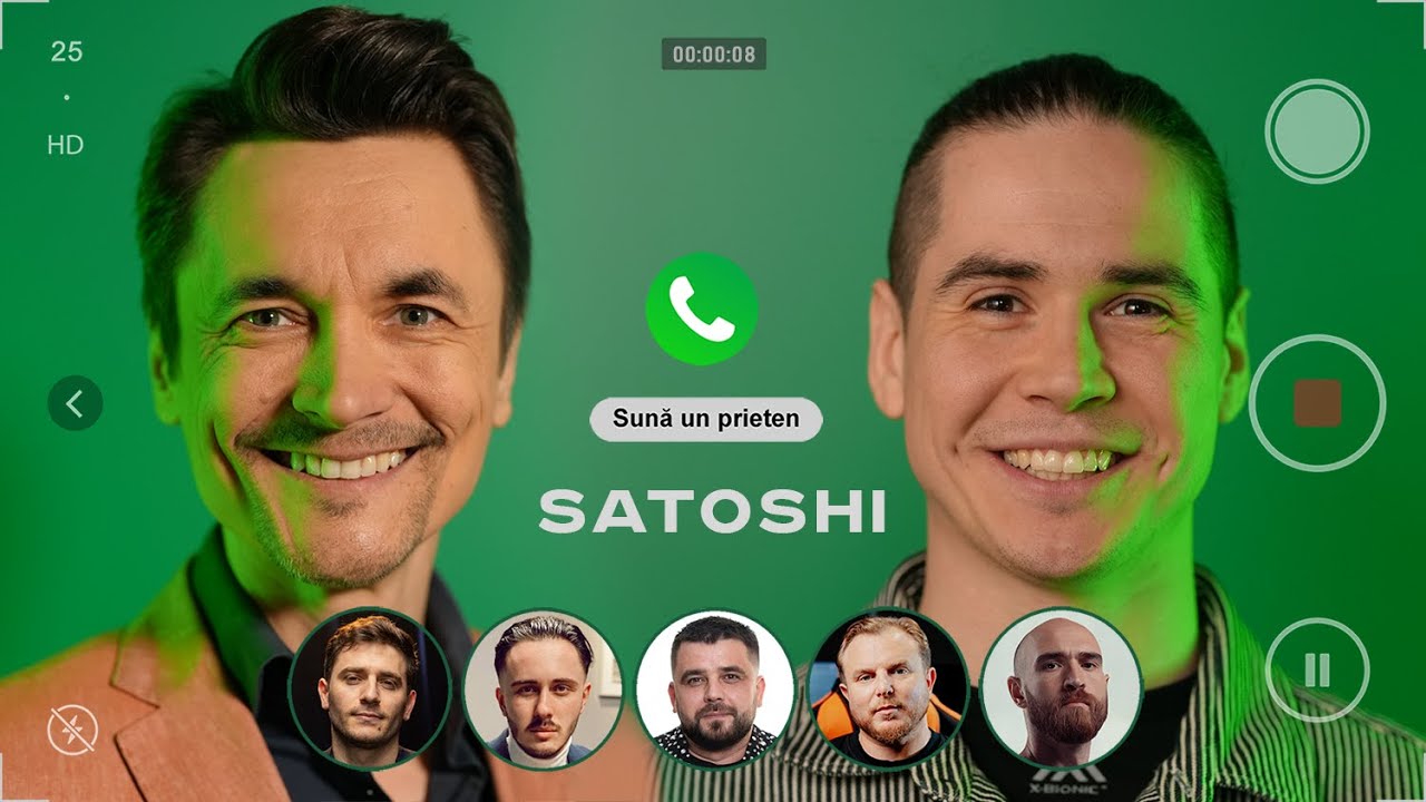 SUNĂ UN PRIETEN cu Satoshi și prietenii săi: Alexandru Ghețan, Anatol Melnic, Kapushon ș.a.