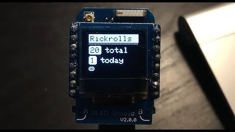 Rickroll people with ESP8266 WiFi-chip