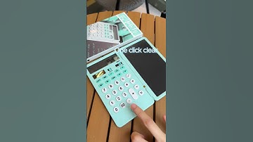 A calculator with writing pad!? Let