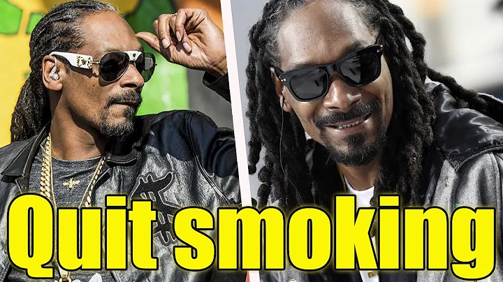 Snoop Dogg says he's quitting smoking
