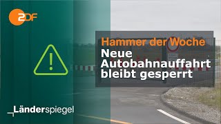 Neue Autobahnauffahrt bleibt gesperrt | Hammer der Woche vom 23.03.24 | ZDF by ZDF 97,117 views 1 month ago 2 minutes, 41 seconds