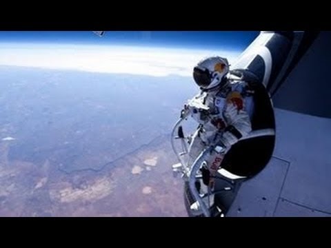 Felix Baumgartner Red Bull Stratos FULL SPACE JUMP VIDEO
