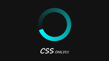Amazing Gradient Circle Loader HTML CSS | CSS Loader Anumation