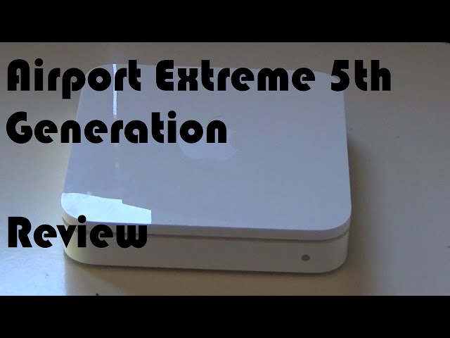 falsk Tag ud bekvemmelighed Review of the Apple Airport Extreme 5th Generation - Will it work in 2021?  - YouTube