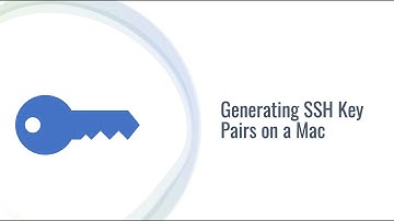 Generating SSH Key Pairs on a Mac / Linux