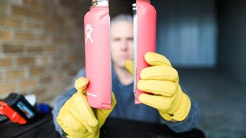 Cutting Open a Hydroflask