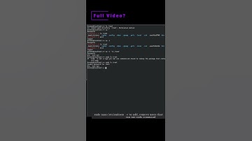 🐧 Linux CLI 19b 🐧 sudo command 🐧#linux #shell #cli #konsole #ubuntu #fedora #opensuse