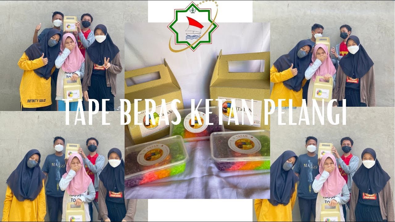 CARA MEMBUAT TAPE BERAS KETAN PELANGI DARI (KELOMPOK 5 X BJ HABIBIE) YouTube