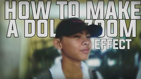 HOW TO MAKE A DOLLY ZOOM EFFECT - KINEMASTER TUTORIAL (TAGALOG)