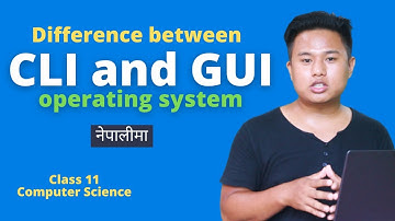 Difference between CLI and GUI operating system.