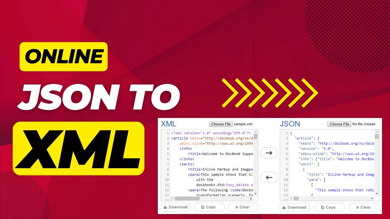 How to Convert JSON to XML Online for Free | Json to XML Converter ...