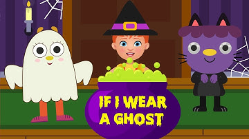 If I Were A Ghost | Kids Hallowen Song | Halloween Kids Songs & Rhymes | #halloween #nurseryrhymes